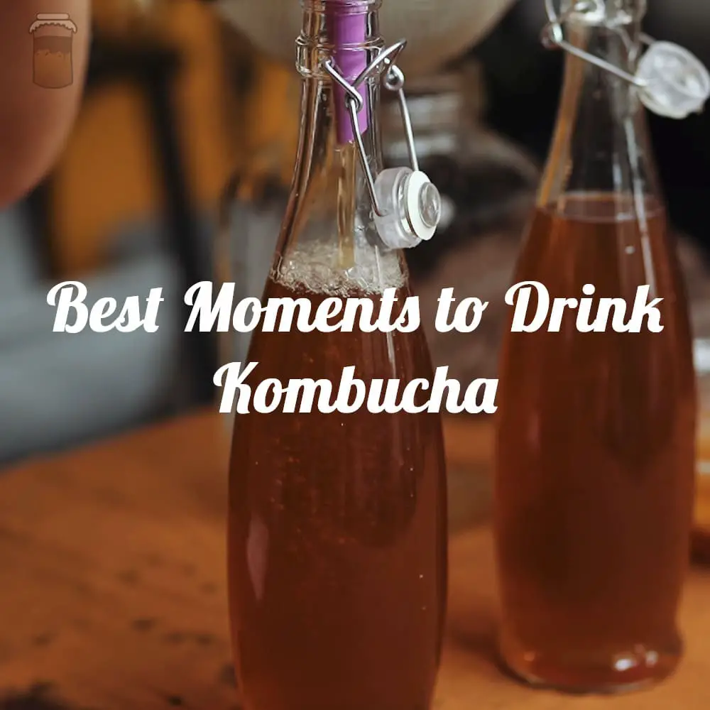 when you should drink kombucha